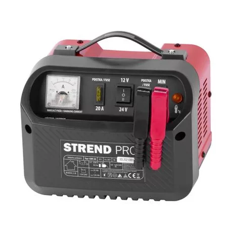 Automatikus akkumulátortöltő STREND PRO CBR-20, 12/24 V, 14 A