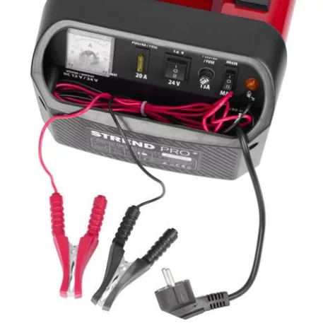 Automatikus akkumulátortöltő STREND PRO CBR-20, 12/24 V, 14 A