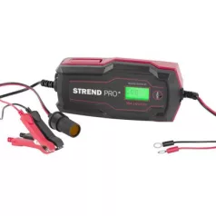   Strend Pro töltő BD02-Z10.0A-P1, 160 W, 2 A/10 A, 6 V/12 V, IP 65, LCD, autós akkumulátortöltőhöz
