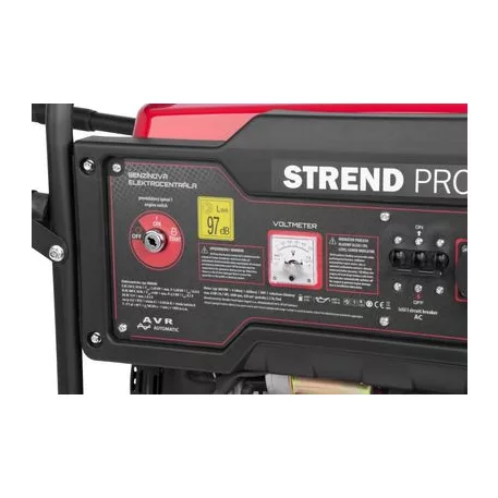 Strend Pro KM8000-A elektromos generátor, 6,5/6,0 kW, elektromos indítással, benzines üzemű