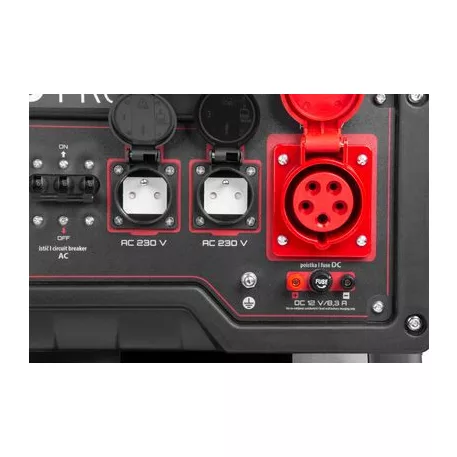 Strend Pro KM8000-A elektromos generátor, 6,5/6,0 kW, elektromos indítással, benzines üzemű