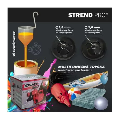 Festékszóró Pisztoly Kompresszorral Strend Pro Js-Fb17AII, 650W, 800 ml