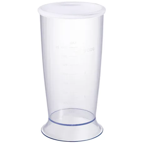 Mixelő tál MagicHome, 800 ml, fedéllel, Bonito mixerre, fehér