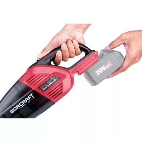 Worcraft CPVC-S20Li Autóporszívó, 20V
