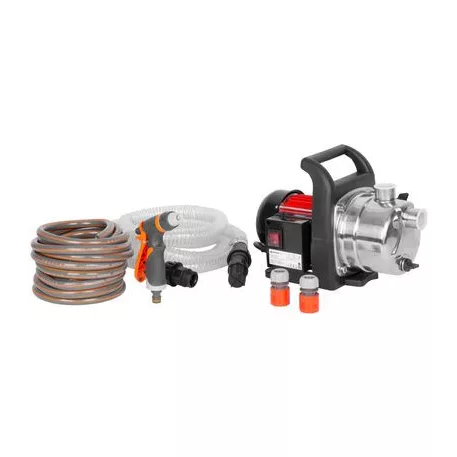 Strend Pro Garden kerti szivattyú, MJP1000, INOX, 1000 W, 57 l/perc, komplett készlet