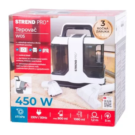 Folttisztító Strend Pro W05, 450 W, kábel 5 m, szívótömlő L-1,2 m