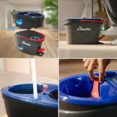   Vileda H2Pro - forgó rojtos felmosófej kétkamrás rendszerrel