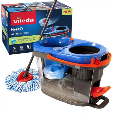Vileda H2Pro - forgó rojtos felmosófej kétkamrás rendszerrel