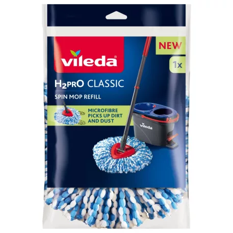 Vileda H2Pro felmosófej, forgó, bojtos, pótalkatrész