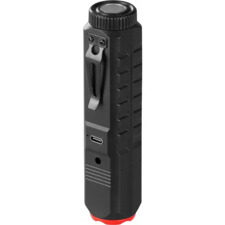 Strend Pro zseblámpa, COB LED 120 lm, 35x35x132mm, USB töltés