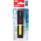 Strend Pro zseblámpa, COB LED 120 lm, 35x35x132mm, USB töltés