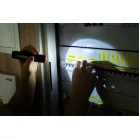 Strend Pro zseblámpa, COB LED 120 lm, 35x35x132mm, USB töltés