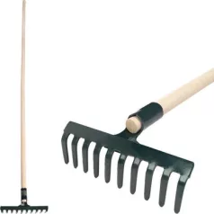 Gereblye 10 Fogú Nyelezett 1600 mm