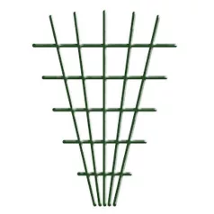 Támasztórács növényekhez, 145x5x75 cm, 4 /4,7 mm, Zöld