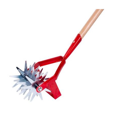 Kézi Kultivátor Yardworks, Cu-904, 4 csillag késsel, Fa Nyéllel 120 cm