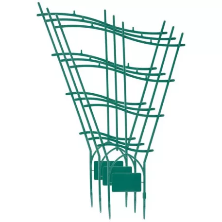 Strend Pro GreenGarden, virág- és növénytámasz, kerti, zöld, PP, 180 x 290 mm