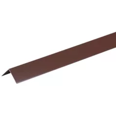 Strend Pro sarok élvédő, Alu 1500x40x0,8 mm, barna