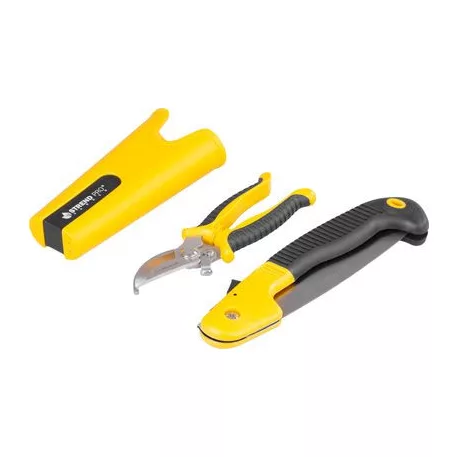 Strend Pro készlet, kerti olló+fűrész+tok