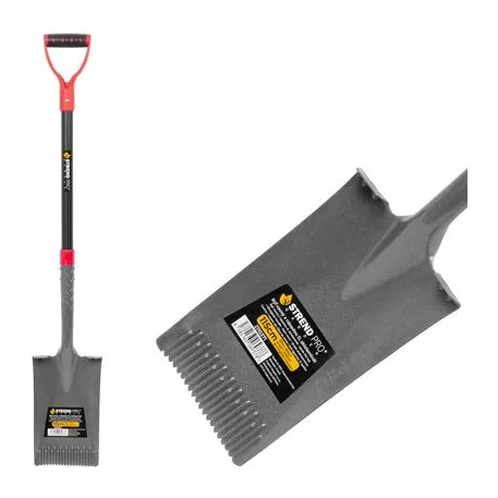 Ásó Strend Pro Premium ErgoBULL, egyenes, D-nyelű, 1150 mm