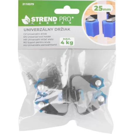 Tartó Strend Pro, kerti szerszámokhoz, szett, 25 mm