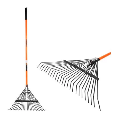 Lombseprű Strend Pro, 24 fogú, 58 cm, üvegszálas nyél 120 cm