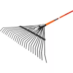   Lombseprű Strend Pro, 24 fogú, 58 cm, üvegszálas nyél 120 cm