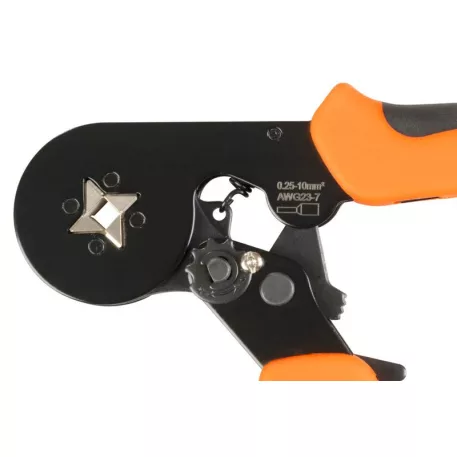 Strend Pro krimpelő fogó, 175 mm, 0,25-10 mm