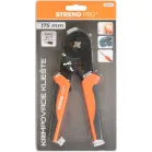 Strend Pro krimpelő fogó, 175 mm, 0,25-10 mm