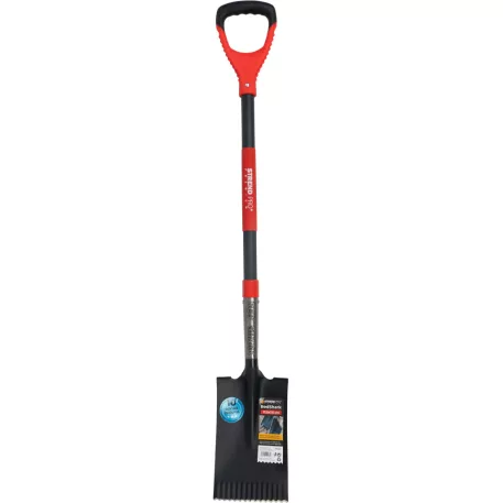 Ásó Strend Pro Premium RedShark, egyenes, üvegszálas nyéllel D 1150 mm