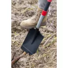 Ásó Strend Pro Premium RedShark, egyenes, üvegszálas nyéllel D 1150 mm