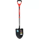Ásó Strend Pro Premium RedShark, hegyes, üvegszálas nyéllel D 1150 mm