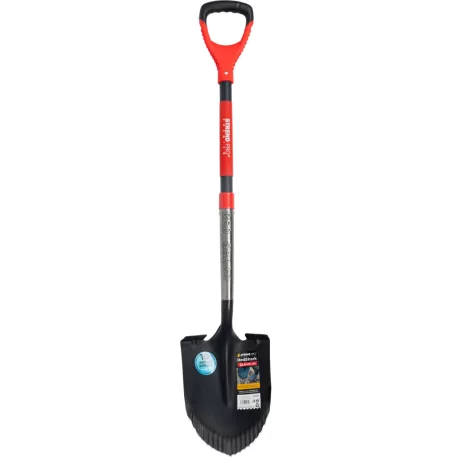Ásó Strend Pro Premium RedShark, hegyes, üvegszálas nyéllel D 1150 mm