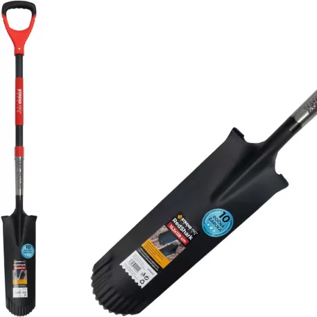 Strend Pro Premium RedShark ásó, üvegszálas nyéllel, D 1280 mm