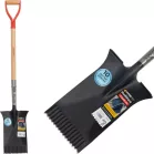 Ásó Strend Pro Premium RedShark, egyenes, fa nyéllel, D 1150 mm