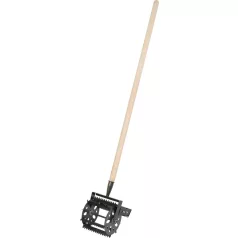   Strend Pro gyomeltávolító, kézi, 18 cm, talajlazító, fa nyél 130 cm