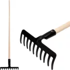 Strend Pro Premium R-606 Gereblye, 10 Fogú, Nyéllel