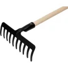 Strend Pro Premium R-606 Gereblye, 10 Fogú, Nyéllel