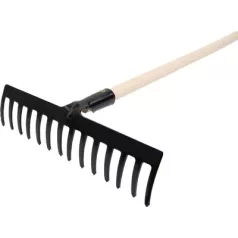 Strend Pro Premium R-606 Gereblye, 14 Fogú, Nyéllel