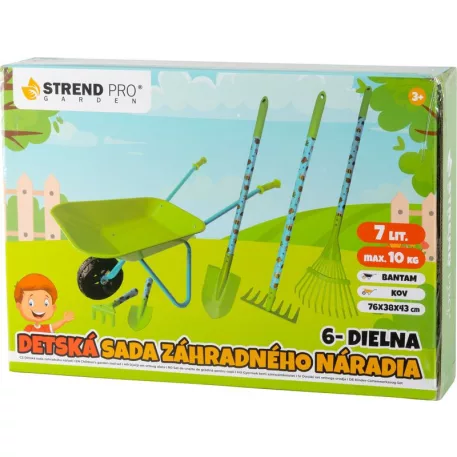 Szerszámkészlet Strend Pro, kerti, gyerek, 6 részes