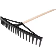 Gereblye Szénára PVC 18 Fog + Nyél