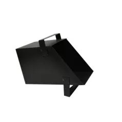 Szénes Láda, Lakkozott, Fekete, Négyzetes