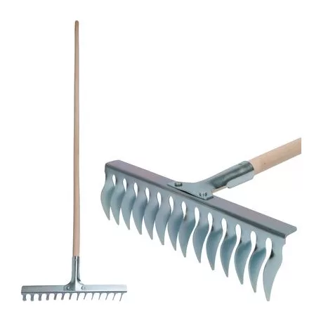 Gereblye R108A.Wh, 14 Fogú, Gyepre, Nyéllel