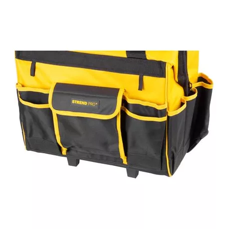 Táska Strend Pro, textil, bőrönd, kerekekkel, teleszkópos fogantyúval, szerszámokhoz, max. 20 kg, 44