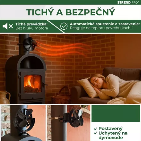 Strend Pro kandallóventillátor, 4 lapátos