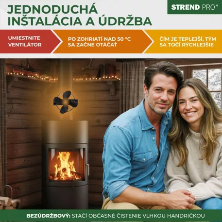 Strend Pro kandallóventillátor, 4 lapátos