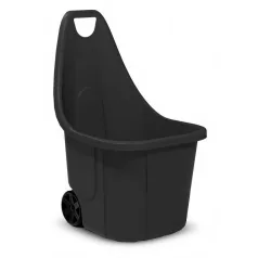   Kocsi Blumax CADDY, 60 liter, 50x60x84 cm, fekete, kerti hulladékhoz