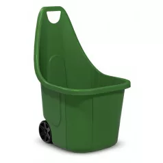   Kocsi Blumax CADDY, 60 liter, 50x60x84 cm, zöld, kerti hulladékhoz