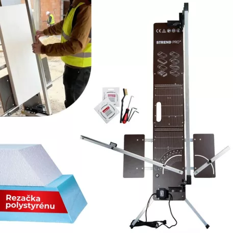 Strend Pro SDDR-140 polisztirolvágó, 30 - 140 cm, max. 90° vágási szög, 200 W