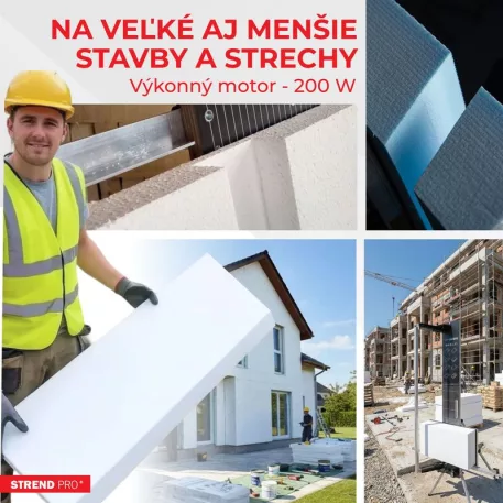 Strend Pro SDDR-140 polisztirolvágó, 30 - 140 cm, max. 90° vágási szög, 200 W