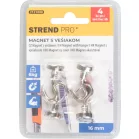 Strend Pro Mágnes, extra erős, akasztóval, 16 mm, max. 6 kg, csomag. 4 db